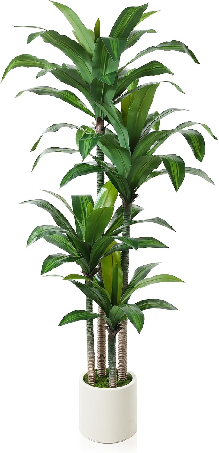 🌿 UV-Resistant Artificial Outdoor Plants Set ✨ Lush Greenery for Your Garden, Porch & Patio