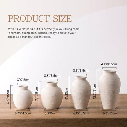 🌸 Modern Ceramic Flower Vase ✨ Elegant Minimalist Home Decor for a Cozy & Stylish Space