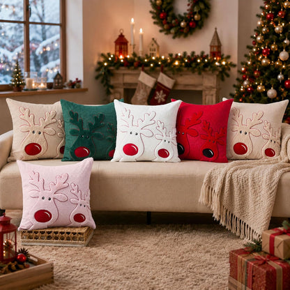🎄 Christmas Holiday Pillow Covers ✨ Cozy Festive Cushion Covers for a Warm & Merry Home ❤️