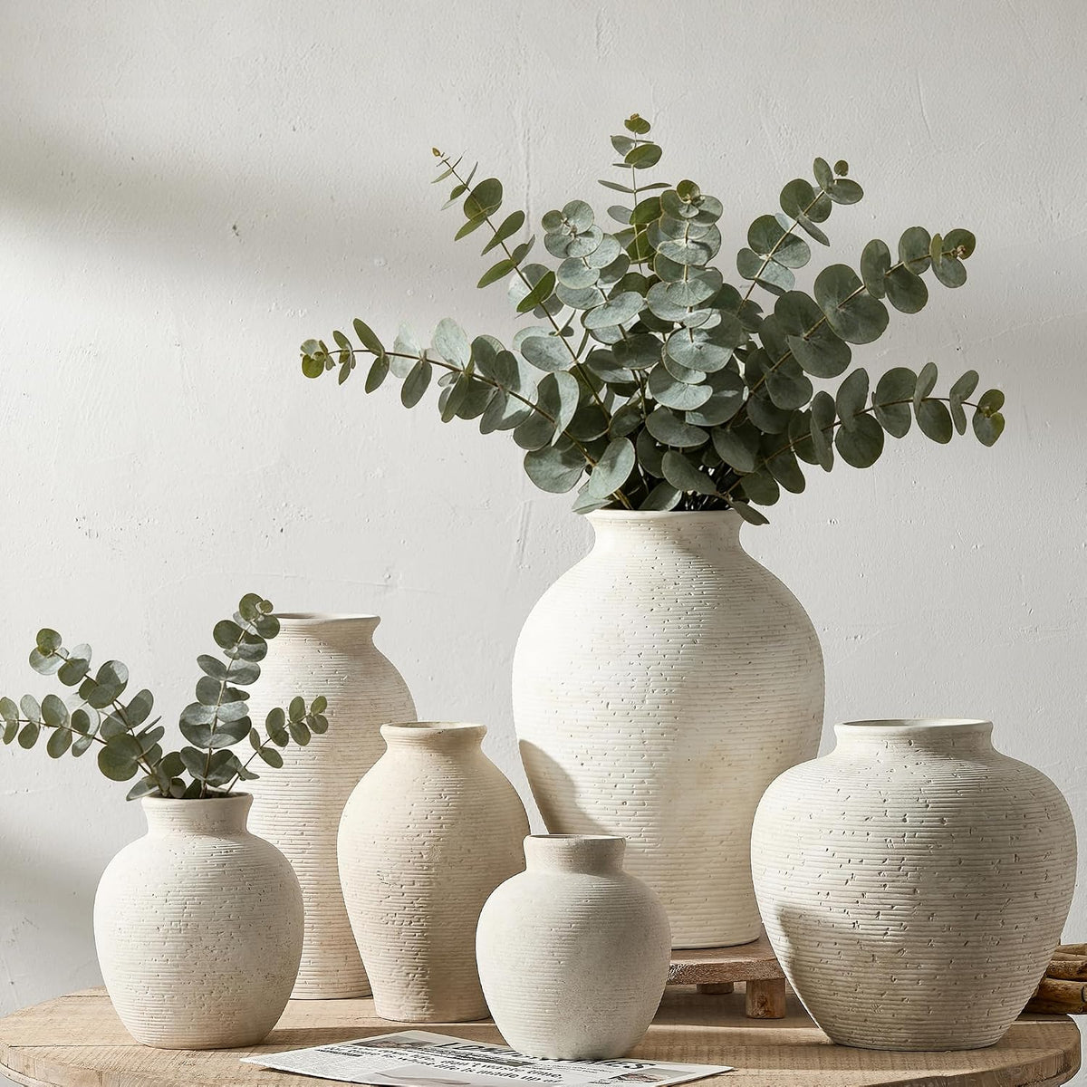 🌸 Modern Ceramic Flower Vase ✨ Elegant Minimalist Home Decor for a Cozy & Stylish Space