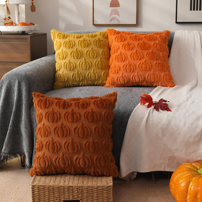 🎃 Cozy Pumpkin Cushion Covers 🍂 Fall Harvest Home Decor for a Warm & Festive Home