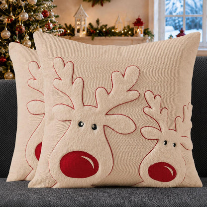 🎄 Christmas Holiday Pillow Covers ✨ Cozy Festive Cushion Covers for a Warm & Merry Home ❤️