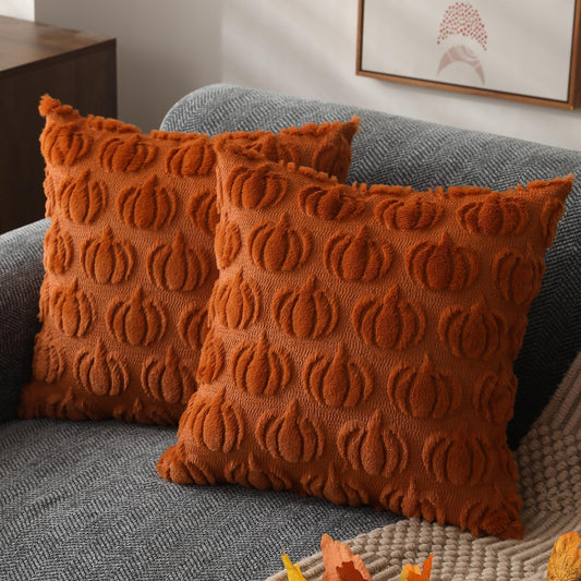 🎃 Cozy Pumpkin Cushion Covers 🍂 Fall Harvest Home Decor for a Warm & Festive Home