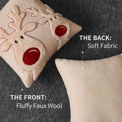 🎄 Christmas Holiday Pillow Covers ✨ Cozy Festive Cushion Covers for a Warm & Merry Home ❤️
